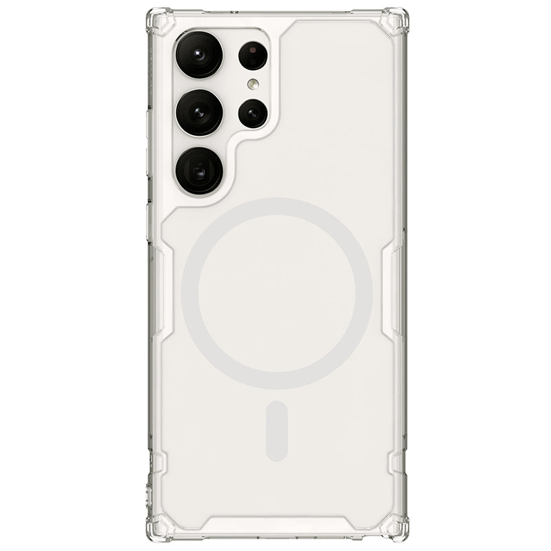 NILLKIN Nature Pro Series for Samsung Galaxy S23 Ultra Magnetic Clear Phone Case PC+TPU Mobile Phone Cover NILLKIN Nature Pro Series for Samsung Galaxy S23 Ultra Magnetic Clear Phone Case PC+TPU Mobile Phone Cover